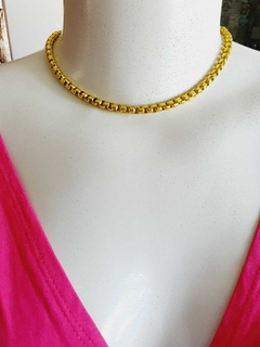 Choker Veneziana Dourada - - loja online