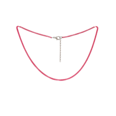 Choker Veneziana Mini Rosa - - loja online