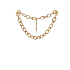 Choker Corrente Dourada Elos - loja online