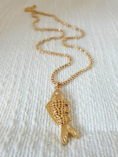 Colar Peixe Dourado - - comprar online