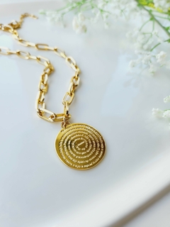 Mix Colar Dourado e Pulseira Pai Nosso - Helô Nazaré Acessórios