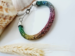 Pulseira com Strass Colorida - na internet