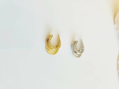 Piercing Fake Dourado ou Prateado de Micro Zircônias - comprar online