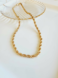 Colar Médio de Cordão Baiano Dourado ou Prata - comprar online