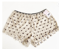 Short Corazones Black