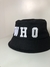 Bucket HAT WHO - Black ( preto ) etiqueta WHO BRANCA - comprar online