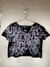 Cropped Marble Black - Tie Dye na internet