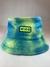 Bucket Hat - Green Blue- Tie Dye