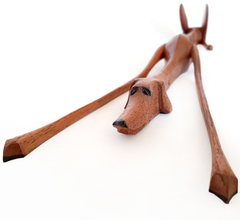 Escultura Cachorro Baleia Deitado - comprar online