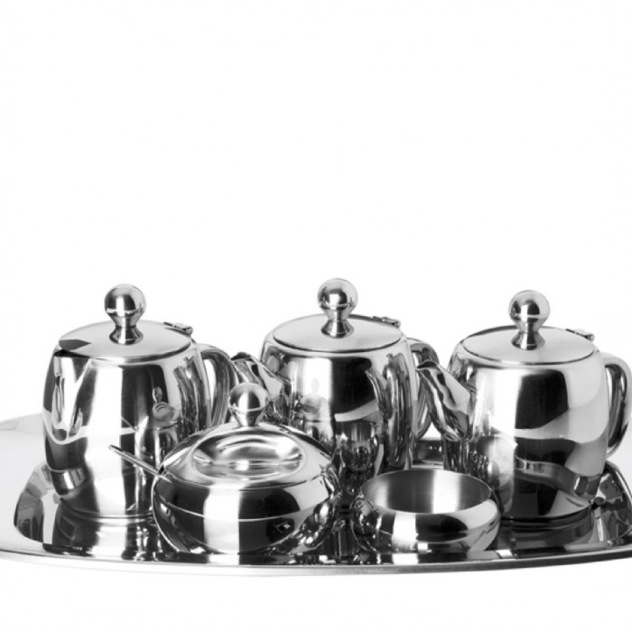 Conjunto De Inox Para Chá E Café Alta Qualidade em Promoção na