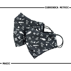 CUBREBOCAS FANDOM NEGROS - comprar online