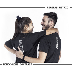 Remera Monochrome Contrast Negra en internet