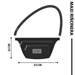 Riñonera MAXI - Metric by Lu