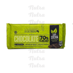 Chocolate 70% cacao con stevia - Colonial