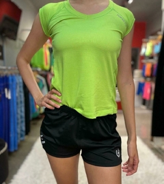 Remera Deportiva De Entrenamiento Mujer Dry Fit Amarillo en internet