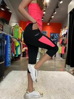 Capri Tiro Alto Lycra Mujer Deportiva