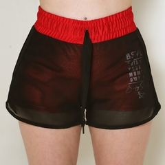 Short Viterbo con calza abajo Body Sculpt Rojo