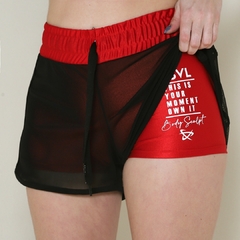 Short Viterbo con calza abajo Body Sculpt Rojo - comprar online