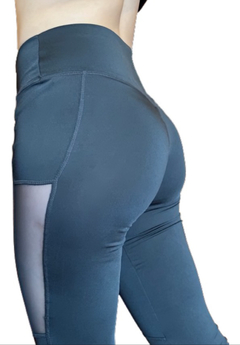 Capri Tiro Alto Lycra Mujer Deportiva con Transparencia - lasmarquezas