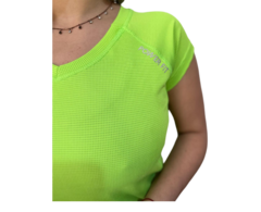 Remera Deportiva De Entrenamiento Mujer Dry Fit Amarillo