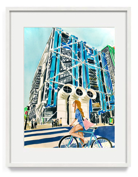 Centre Pompidou à biciclette – ORIGINAL