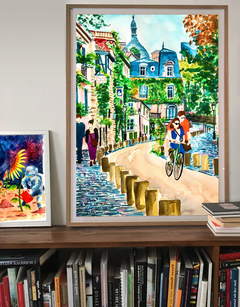 Montmartre à Bicyclette – FINE ART (Print) - comprar online