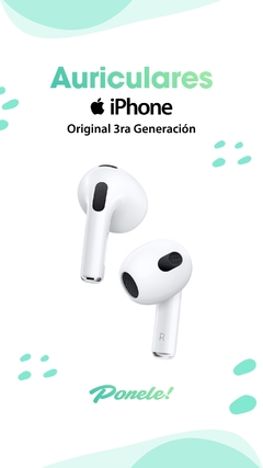 APPLE AIRPODS 3RA GENERACION - comprar online