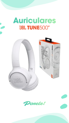 AURICULAR STEREO JBL TUNE 500 en internet