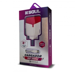 CARGADOR VIAJERO SOUL MICRO USB FAST