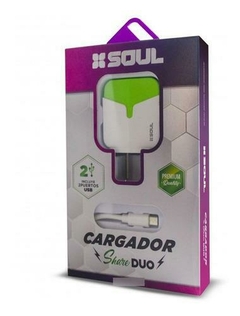 CARGADOR VIAJERO SOUL MICRO USB SHARE