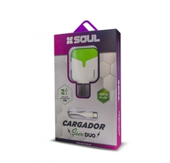 CARGADOR. SOUL SHARE DUO PREMIUN QUALITY IPHONE - comprar online