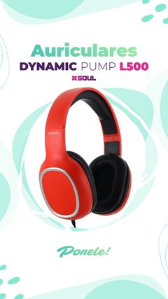 Auriculares Dynamic Pump L500 - ponele accesorios