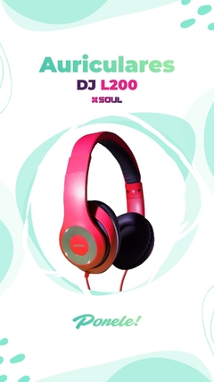 AURICULAR VINCHA STEREO SOUL DJ L200 - ponele accesorios