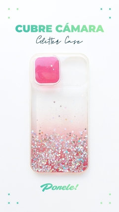 FUNDA CASE CUBRE CAMARA GLITTER en internet