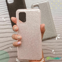 FUNDA PROTECTOR GLITTER REFORZADO ROSA - comprar online