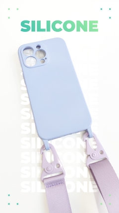 FUNDA SILICONE CASE CON CORREA - comprar online