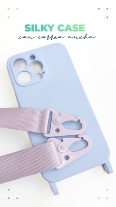 FUNDA SILICONE CASE CON CORREA