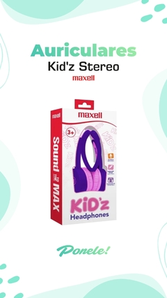 AUR STEREO MAXELL KID'Z VICNHA 3.5MM en internet