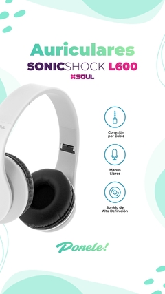 Auriculares Sonic Shock L600 - tienda online