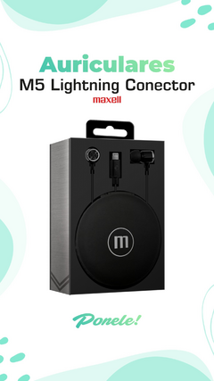 M5 EARPHONES CON CONECTOR LIGHTNING en internet