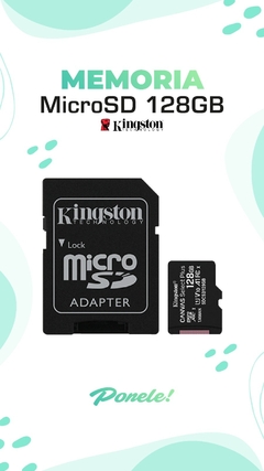 MEMORIA KINGSTON DE 128 GB CLASE 10