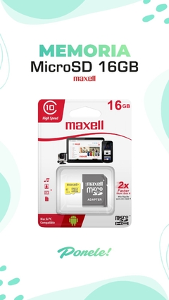 MEMORIA MAXELL 16 GB - comprar online