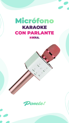 Micrófono Karaoke con Parlante - ponele accesorios