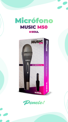 Micrófono Music M50 - ponele accesorios