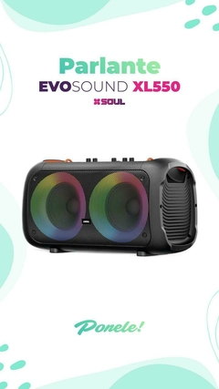 PARLANTE SOUL BT XL550 EVO SOUND - comprar online