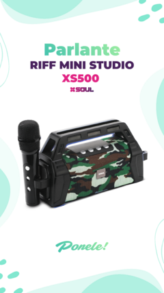 Parlante Riff Mini Studio XS 500 - ponele accesorios