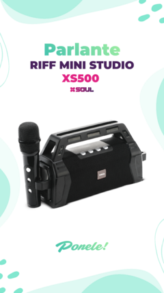 Parlante Riff Mini Studio XS 500