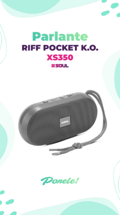 PARLANTE SOUL BLUETOOTH POCKET K.O. XS35000 en internet