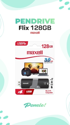 PENDRIVE MAXELL FLIX 128 GB 3.0 en internet