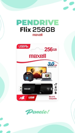 PENDRIVE MAXELL FLIX 256 GB 3.0 - comprar online